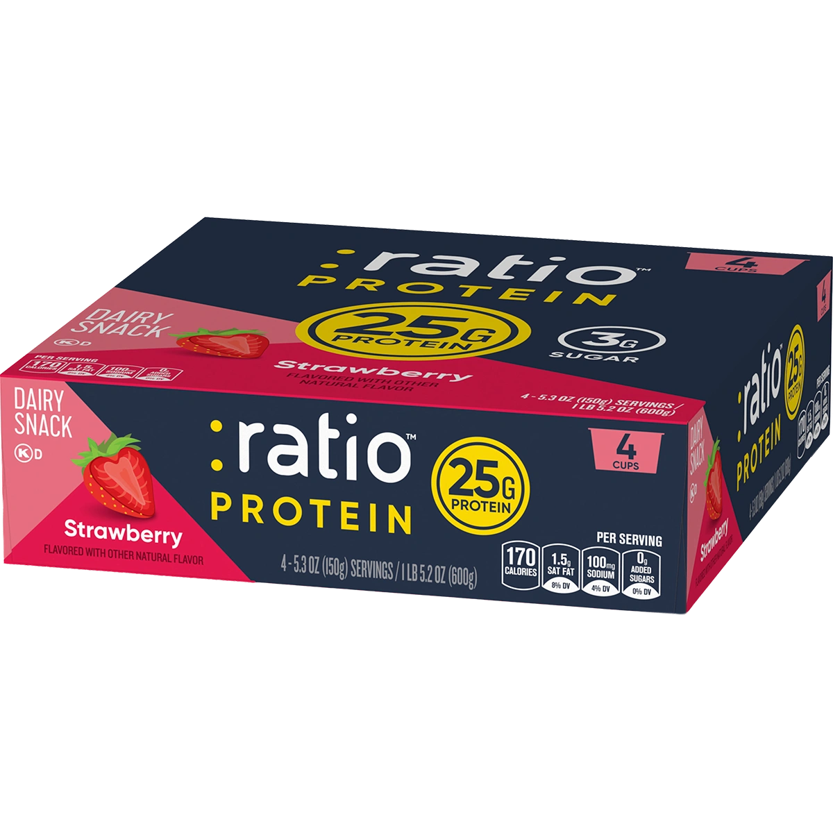Protein Strawberry High Protein Dairy Snack Multipack